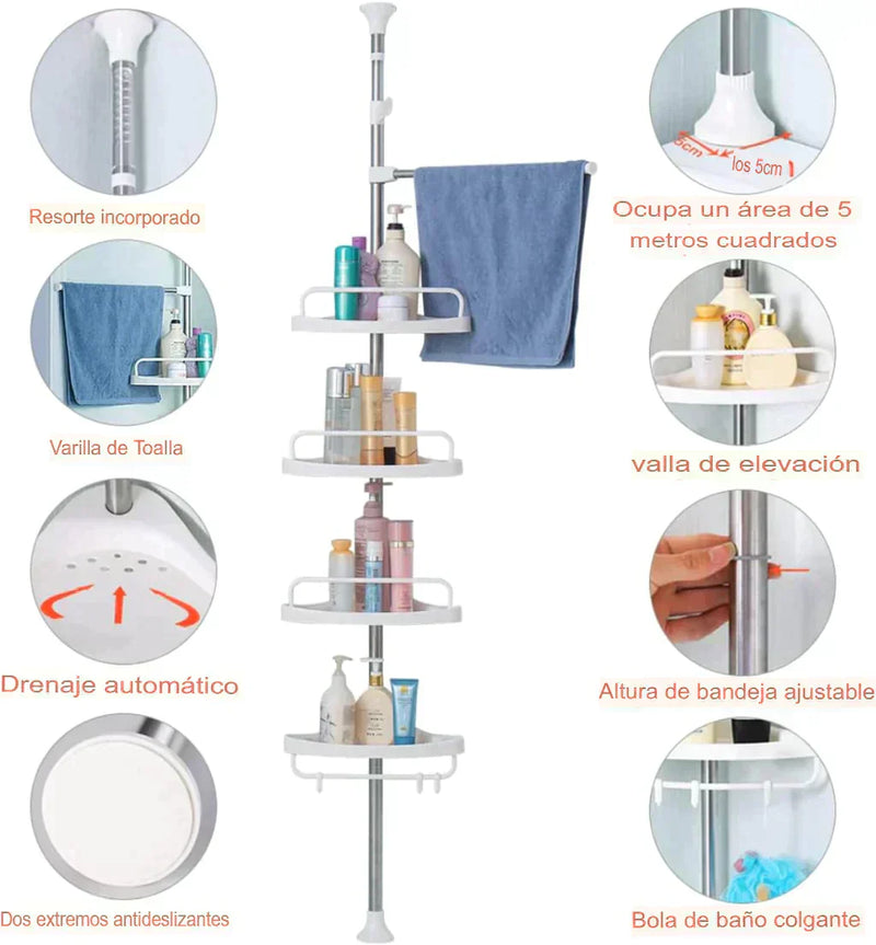 ESQUINERO PARA DUCHA (3.20M)